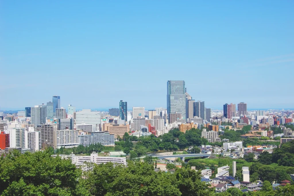 仙台の町並み